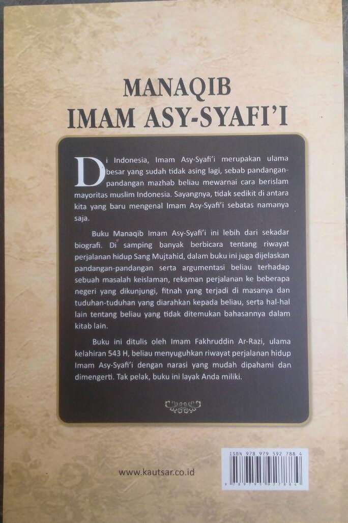 Buku Manaqib Imam As-Syafi'i 72.000 20% 57.600 Pustaka Al-Kautsar Imam Fakhruddin Ar-Razi cover
