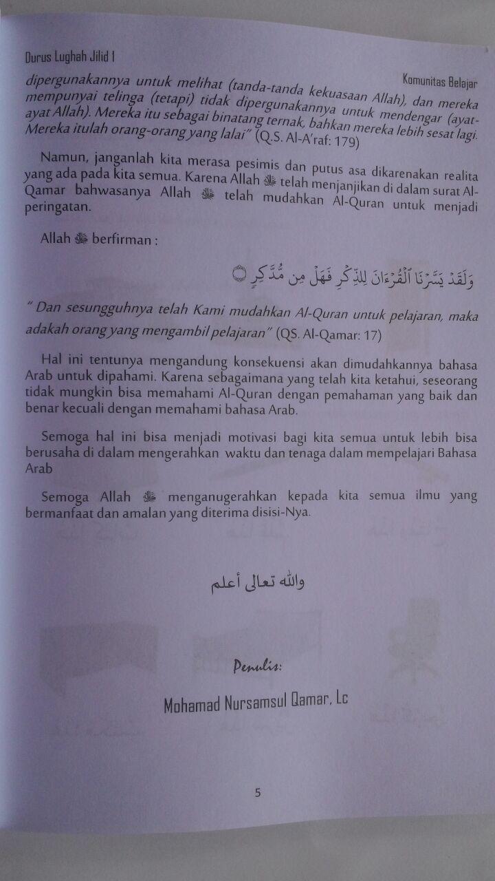 Buku Panduan Durus Lughah 1 Syarah Durusul Lughah 90,000 10% 81,000 Komunitas Belajar isi