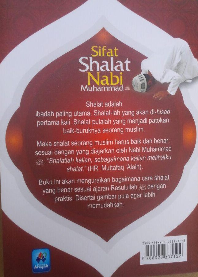 Buku Saku Sifat Shalat Nabi Muhammad Plus Dzikir Bergambar 5.000 15% 4.250 Pustaka Arafah Abdullah bin Abdurrahman Al Jibrin cover 2