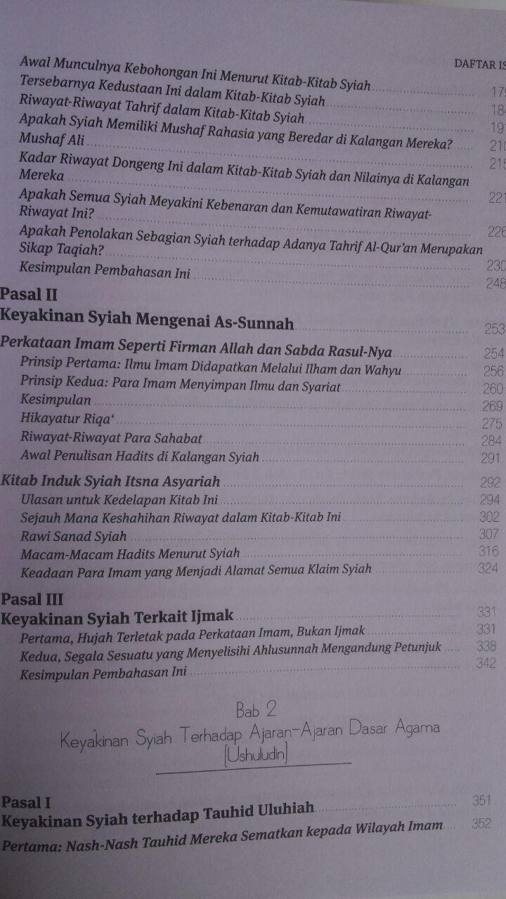 Buku Ushul Madzhab Syiah Uraian Dan Kritik Doktrin Syiah Imamiyah 300,000 20% 240,000 Al-Qowam isi 2