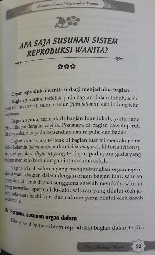 Buku Rahasia Kecantikan Dan Kesehatan Wanita dari A - Z Isi