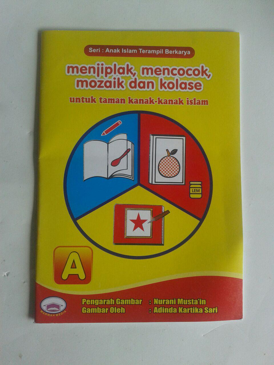 Buku Anak Menjiplak Mencocok Mozaik Dan Kolase Set 2 Jilid cover 2