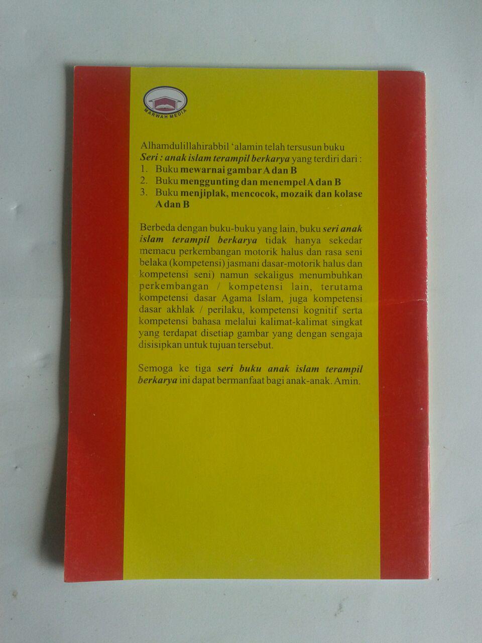 Buku Anak Menjiplak Mencocok Mozaik Dan Kolase Set 2 Jilid cover 3