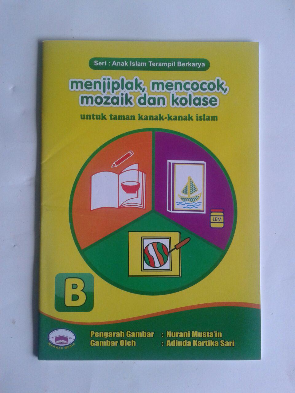 Buku Anak Menjiplak Mencocok Mozaik Dan Kolase Set 2 Jilid cover 4