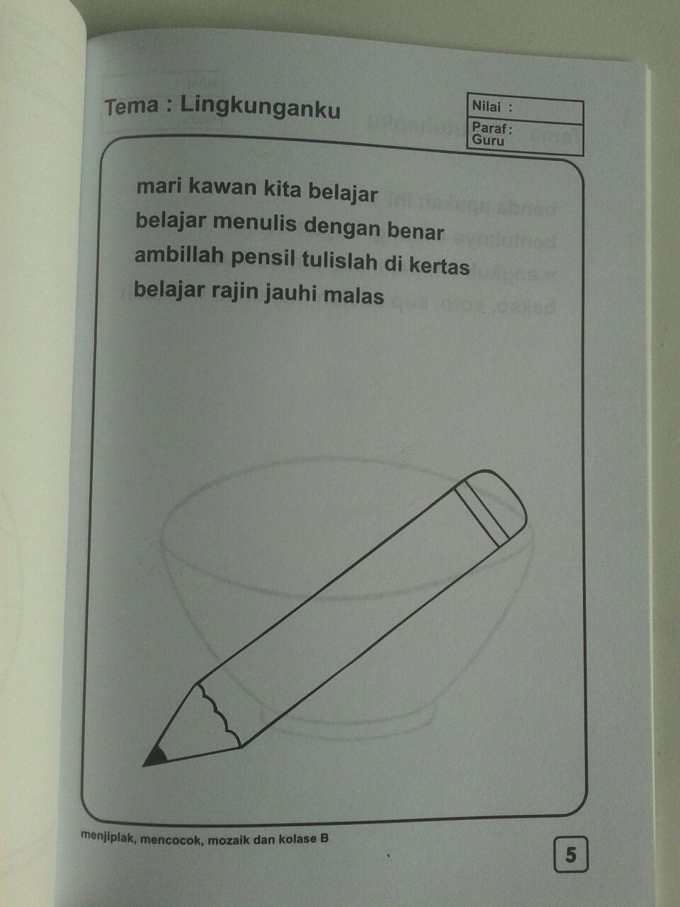 Buku Anak Menjiplak Mencocok Mozaik Dan Kolase Set 2 Jilid isi 2