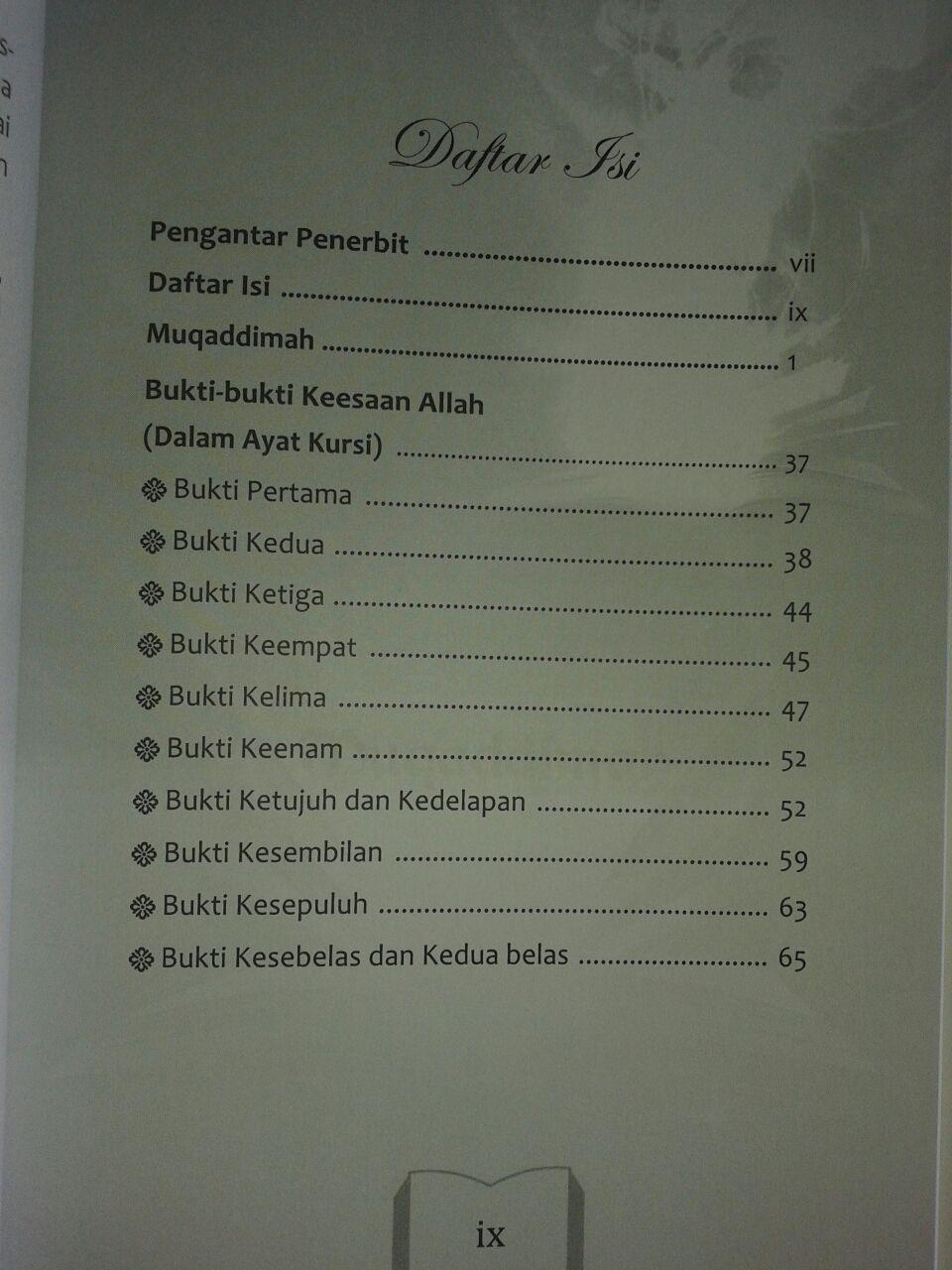 Buku Kedahsyatan Ayat Kursi Menguak Misteri Tersembunyi isi 3