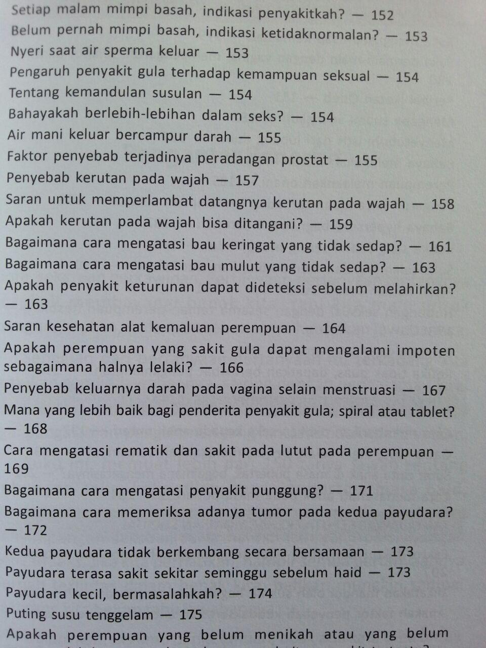 Buku Malu Bertanya Sesat Di Ranjang 150 Problem Sering Terjadi isi 3