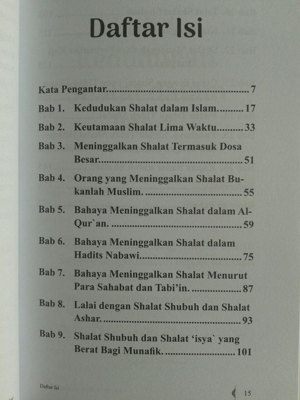Buku Meninggalkan Shalat Lebih Parah Daripada Selingkuh Mabuk isi 3