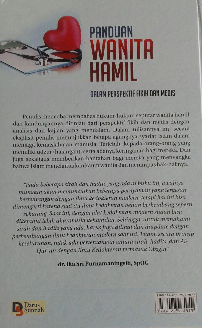 Buku Panduan Wanita Hamil Dalam Perspektif Fikih Dan Medis cover