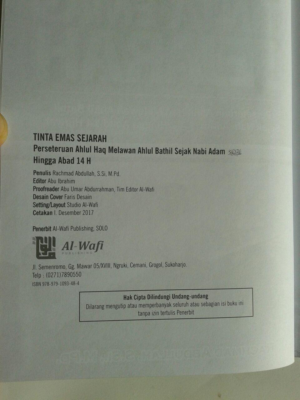 Buku Tinta Emas Sejarah Sejak Nabi Adam Hingga Abad 14 H isi 3