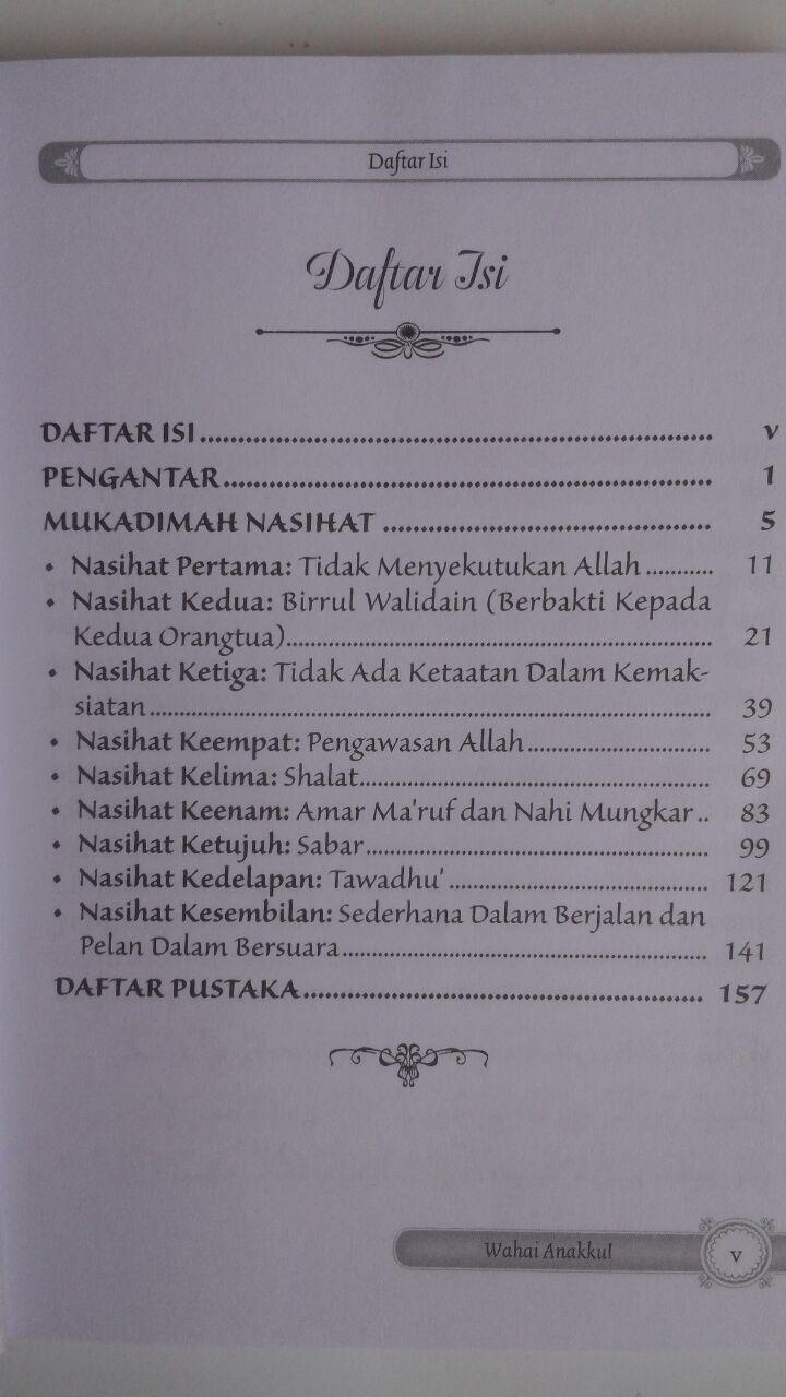 Buku Wahai Anakku Inilah Kunci Kebahagiaan Dan Keselamatanmu 24.000 15% 20.400 Darul Haq Uwayyadh bin Humud al-Athaway isi 2