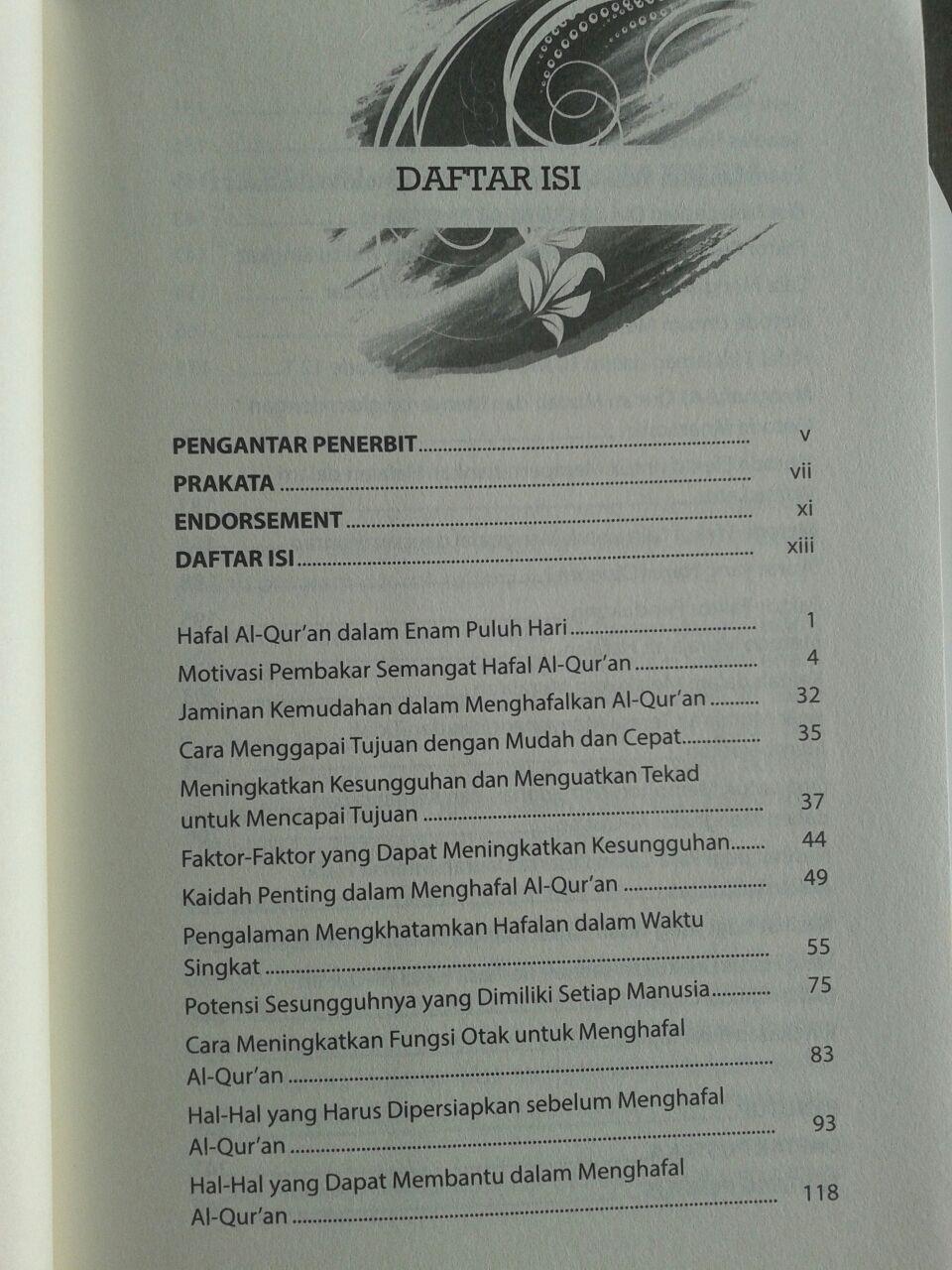 Buku 60 Hari Hafal Al-Qur'an Panduan Daurah Aplikatif isi 2
