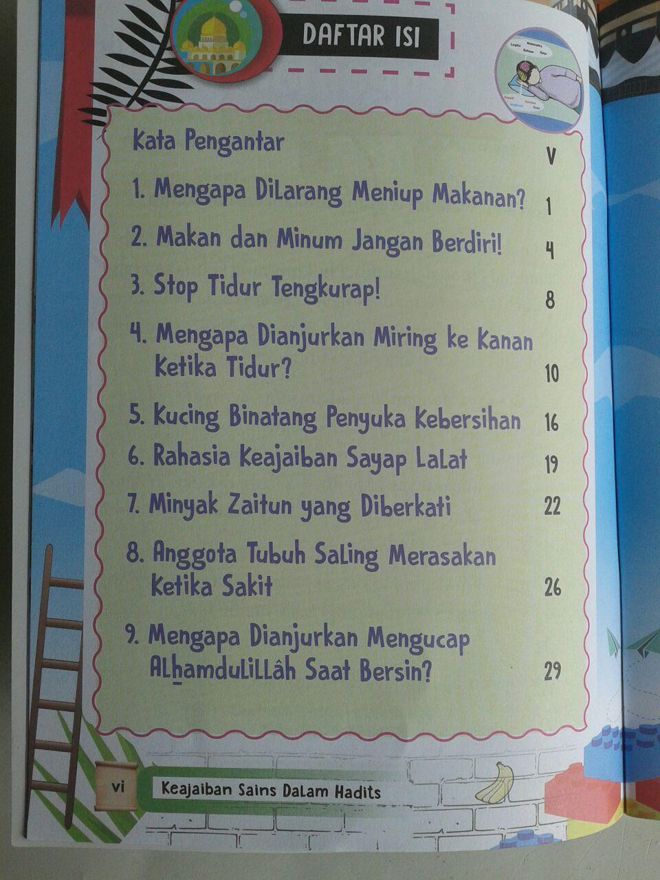 Buku Anak Masya Allah Inilah Keajaiban Sains Dalam Hadits isi 2