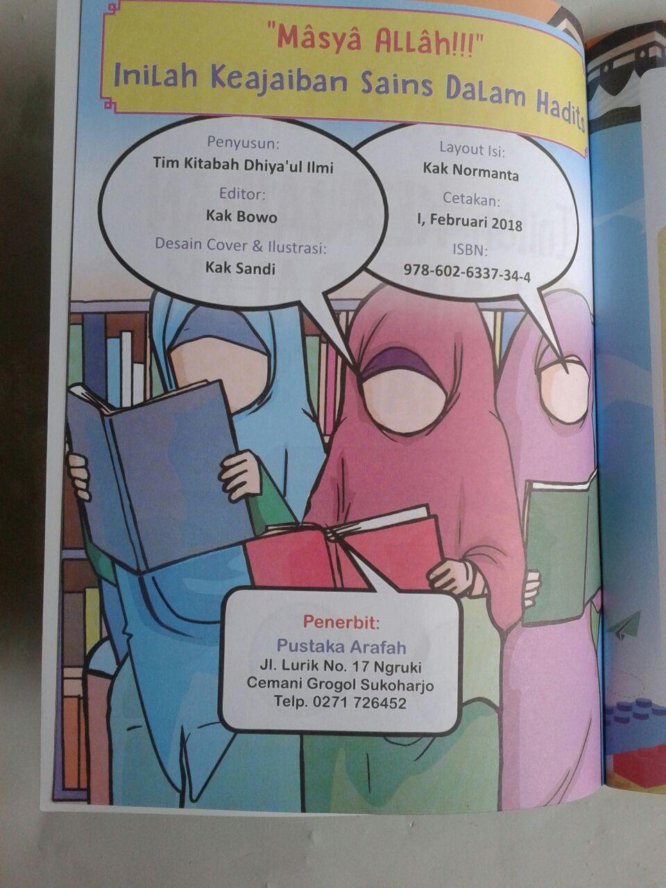 Buku Anak Masya Allah Inilah Keajaiban Sains Dalam Hadits isi