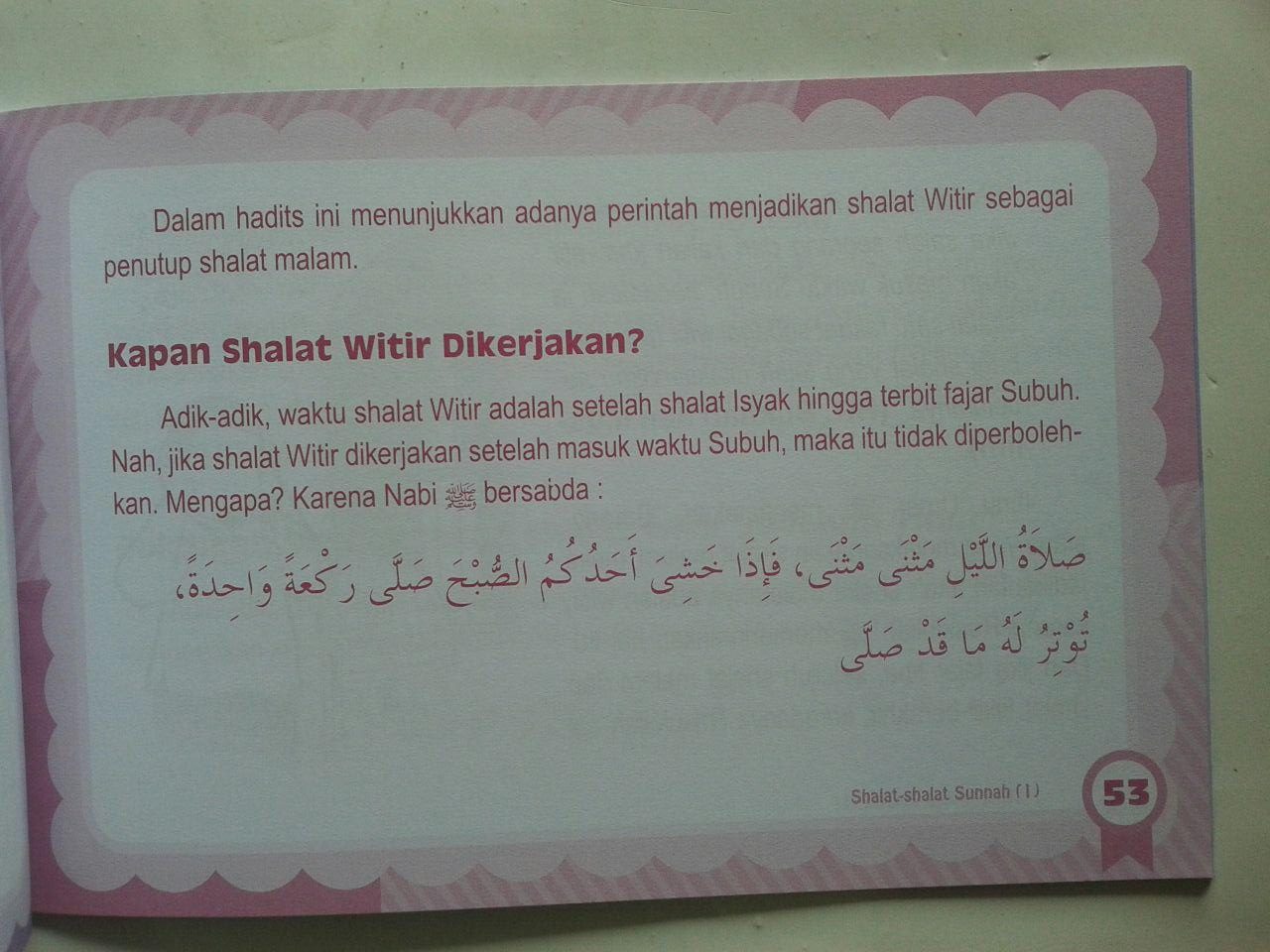 Buku Anak Shalat Shalat Sunnah Sesuai Tuntunan Nabi 1 isi 4