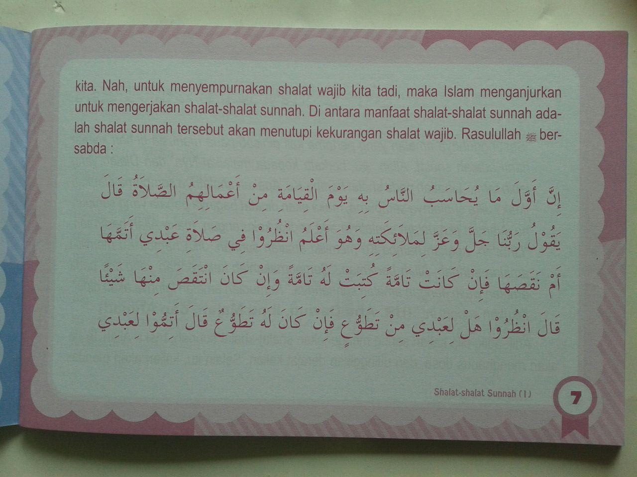 Buku Anak Shalat Shalat Sunnah Sesuai Tuntunan Nabi 1 isi