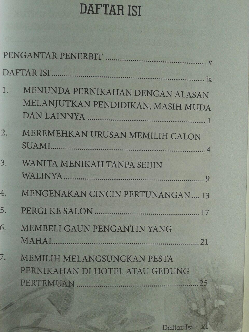 Buku Dosa Istri Yang Sering Diremehkan Wanita isi 3