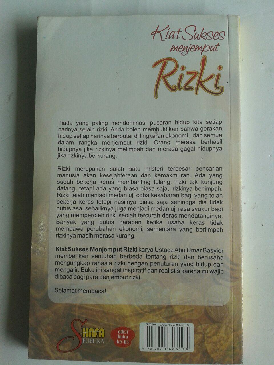 Buku Kiat Sukses Menjemput Rizki cover