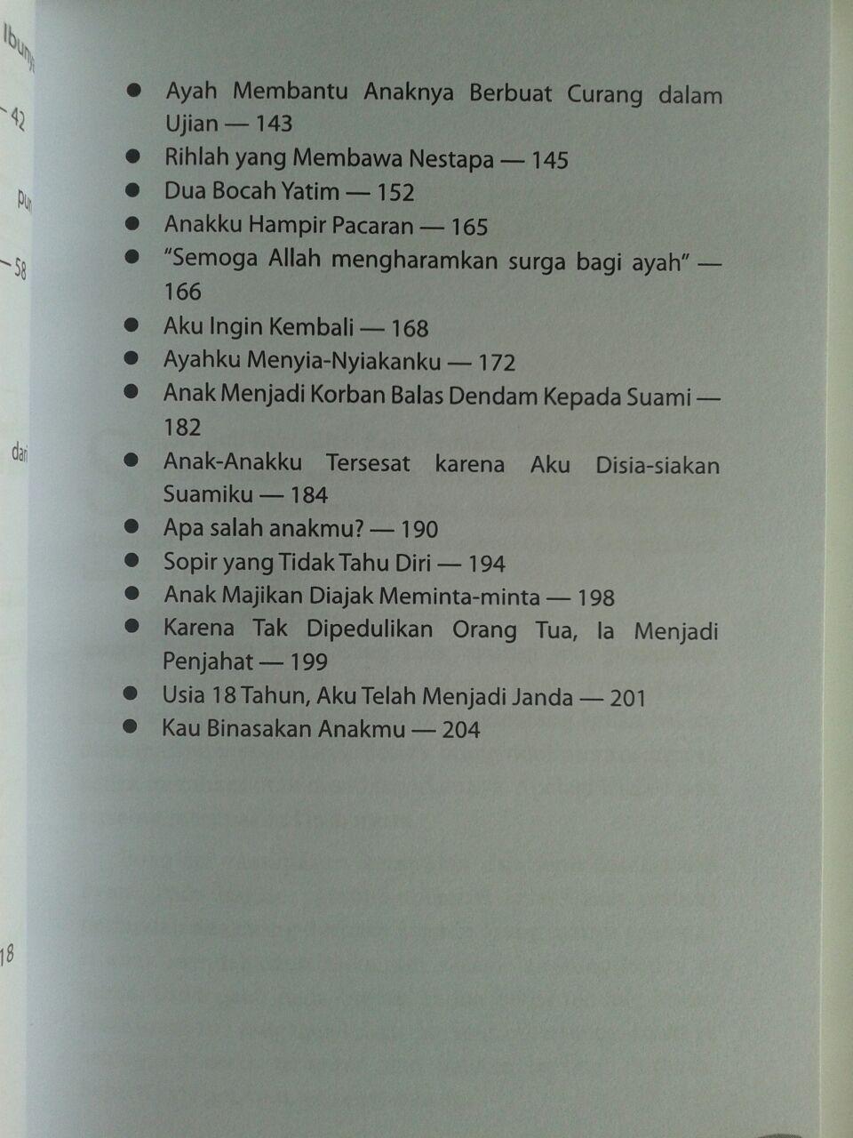 Buku Kisah-Kisah Anak Durhaka Dilengkapi Kisah Orangtua Lalai isi 3