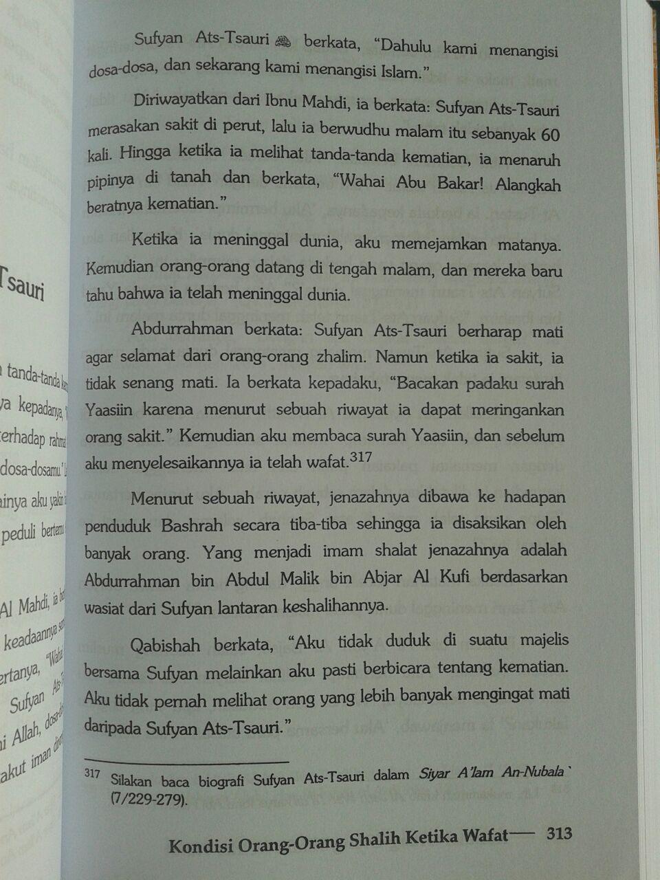 Buku Kondisi Orang-Orang Shalih Ketika Wafat isi 2