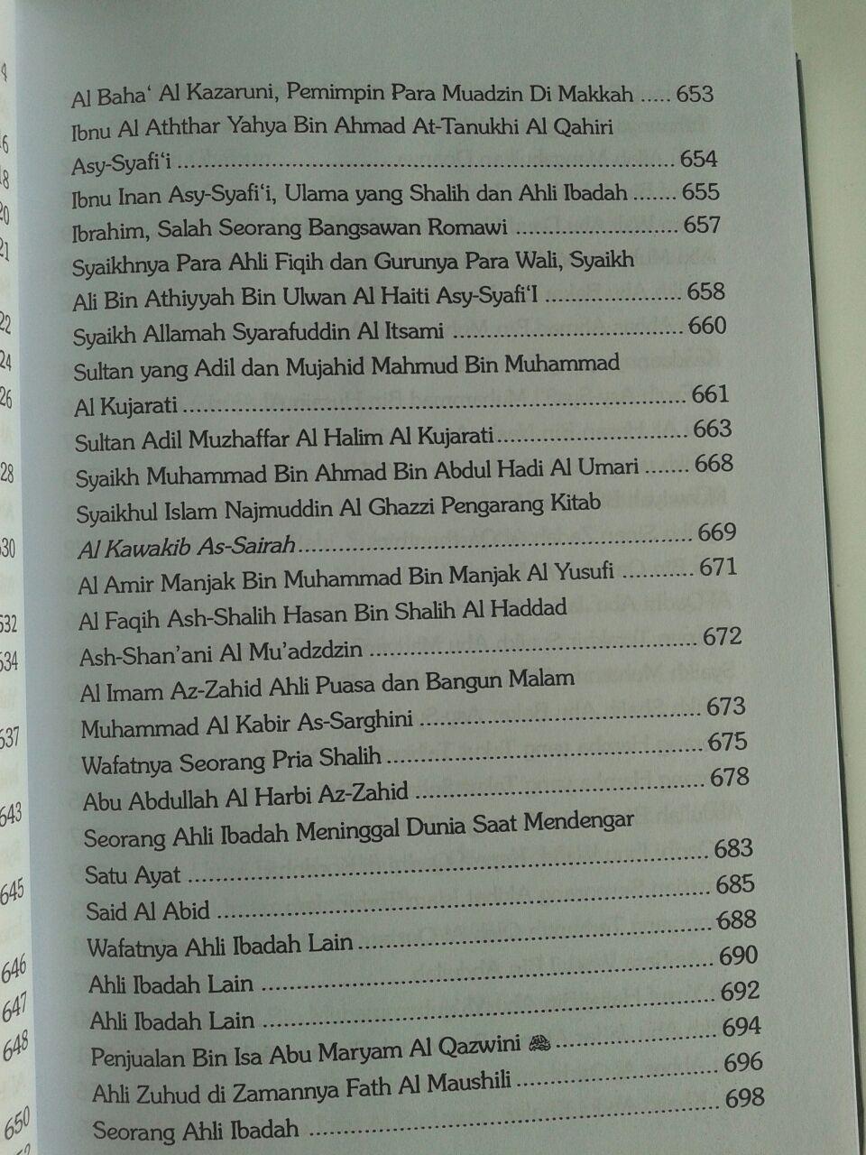 Buku Kondisi Orang-Orang Shalih Ketika Wafat isi