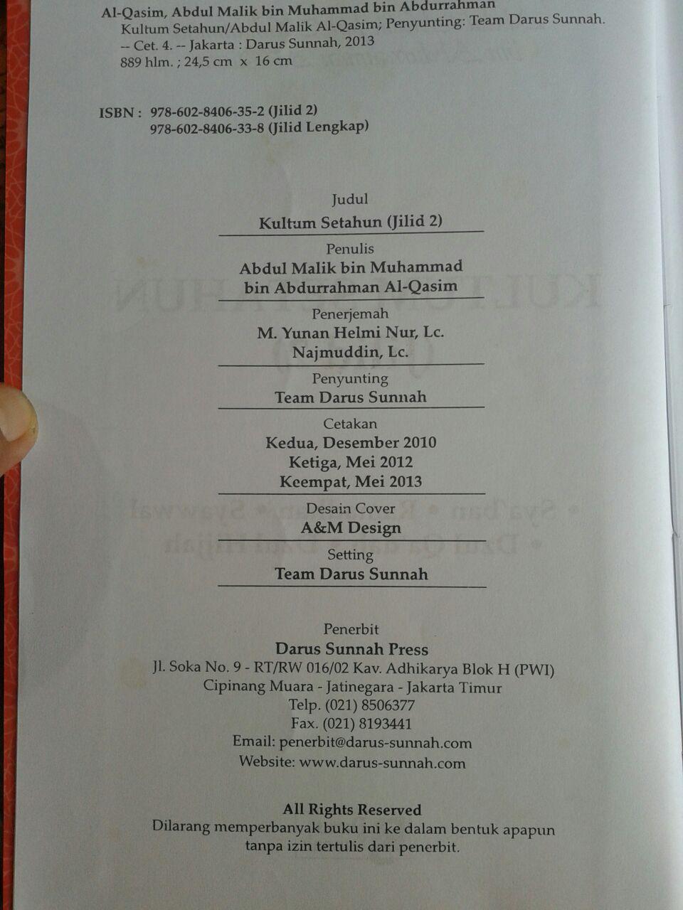 Buku Kultum Setahun 1 Set 2 Jilid isi 4