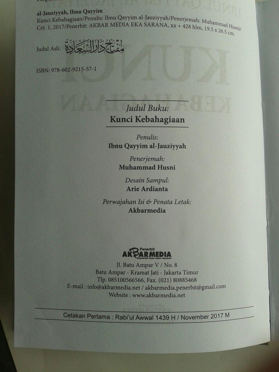 Buku Kunci Kebahagiaan isi 3