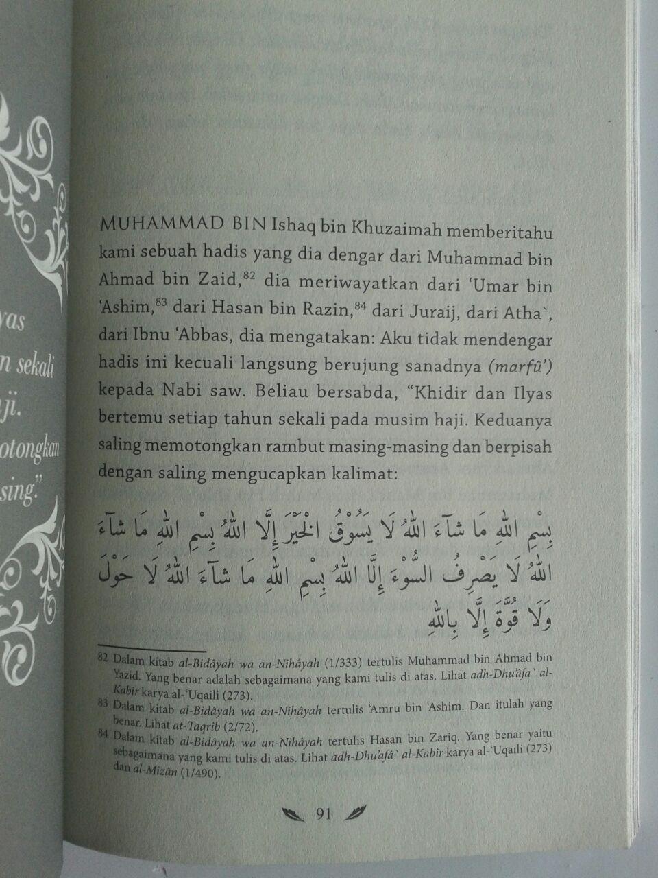 Buku Misteri Nabi Khidir Mengenal Nabi Misterius isi