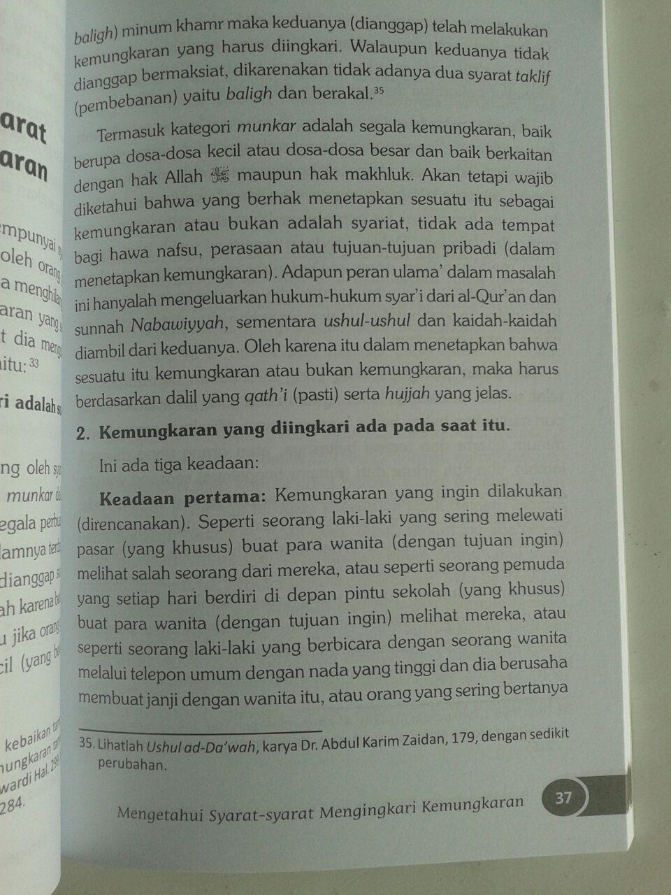 Buku Rambu-Rambu Dakwah 7 Kaidah Emas Amar Maruf Nahi Munkar isi 2