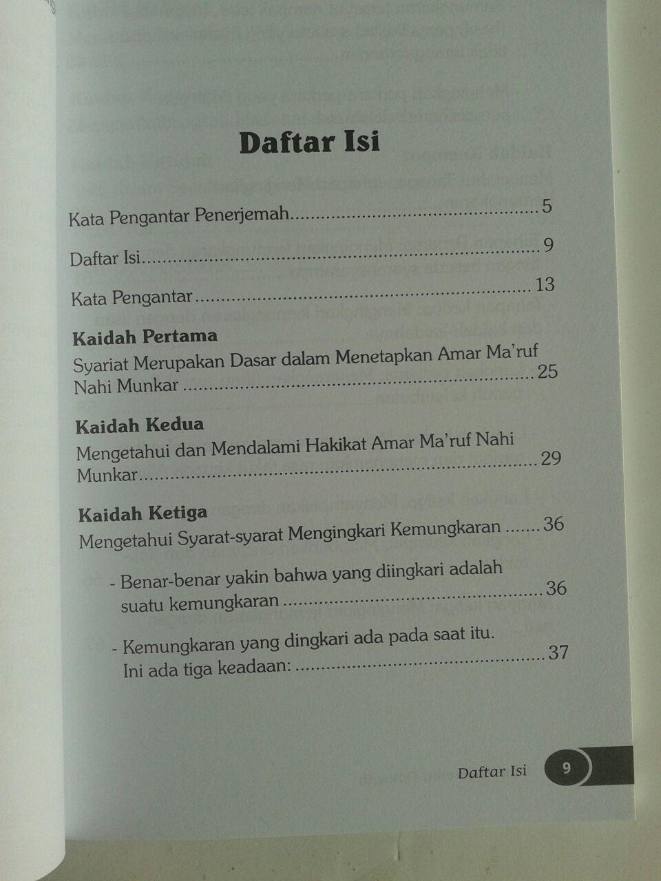 Buku Rambu-Rambu Dakwah 7 Kaidah Emas Amar Maruf Nahi Munkar isi