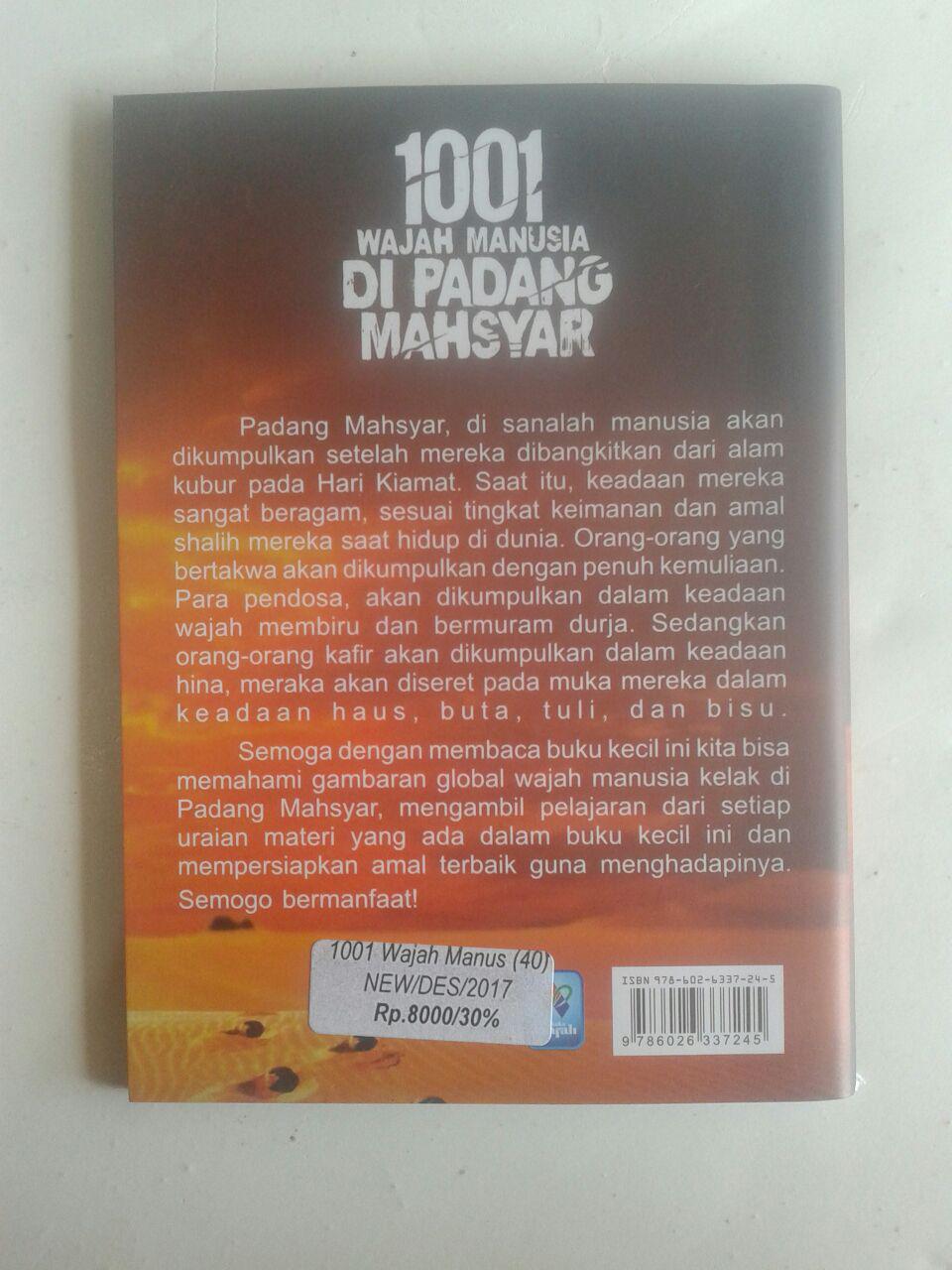 Buku Saku 1001 Wajah Manusia Di Padang Mahsyar cover