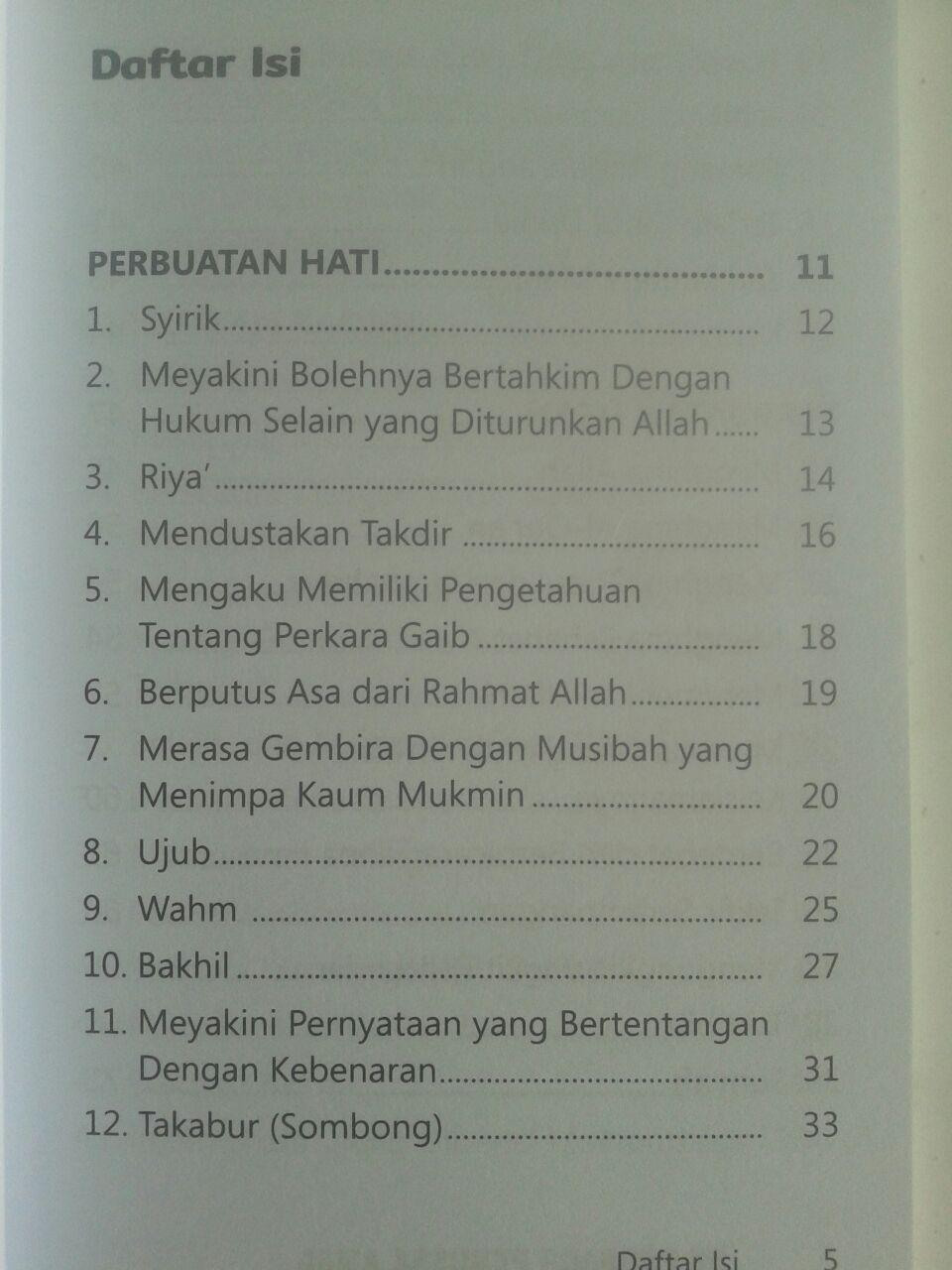 Buku Saku 52 Perkara Perusak Amal isi 2