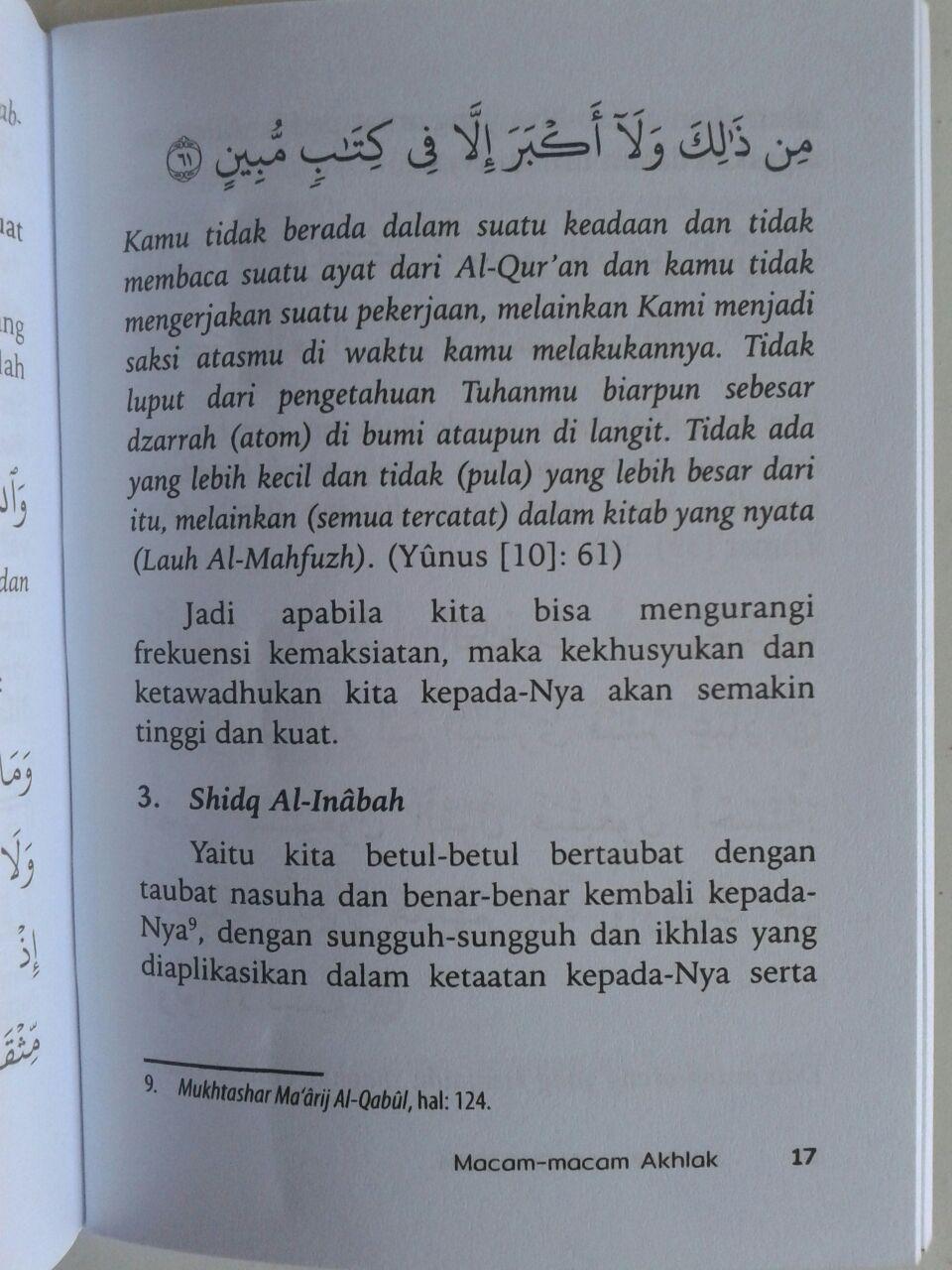 Buku Saku Akhlak Dasar Muslim isi 2