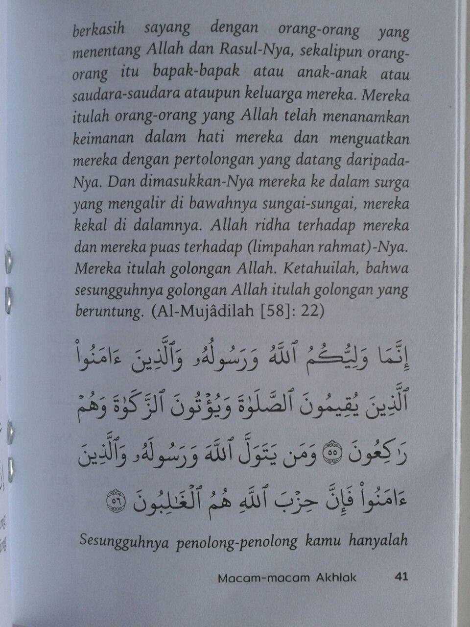 Buku Saku Akhlak Dasar Muslim isi 3