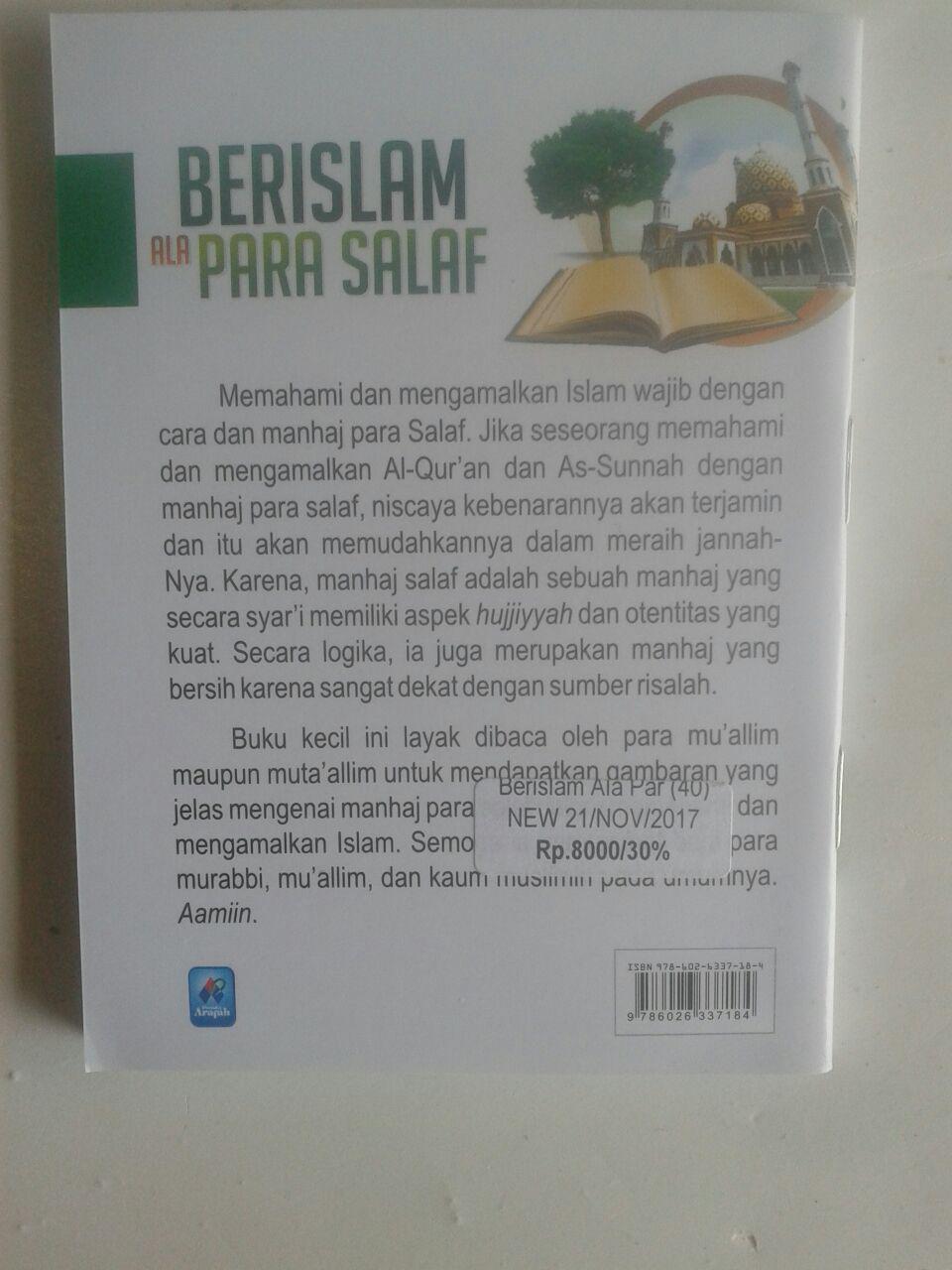 Buku Saku Berislam Ala Para Salaf Cara Memahami Sumber Islam cover