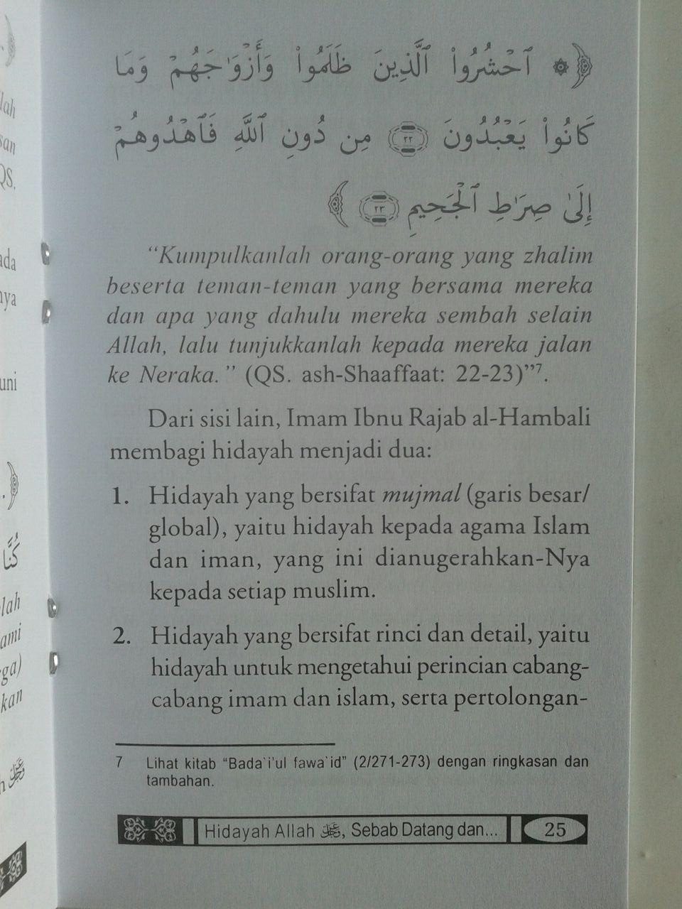 Buku Saku Hidayah Allah Sebab Datang Dan Hilangnya isi