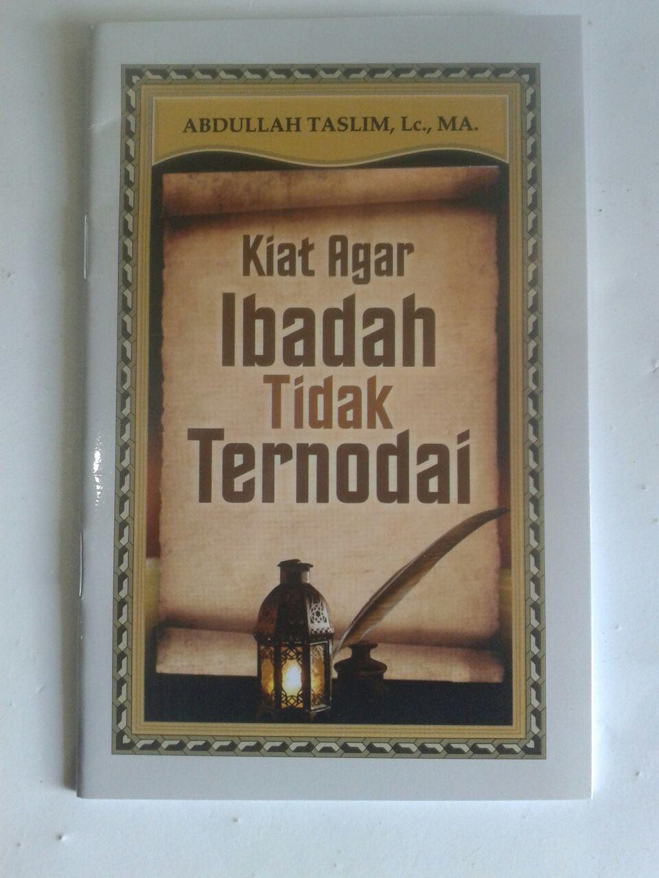 Buku Saku Kiat Agar Ibadah Tidak Ternodai cover 2