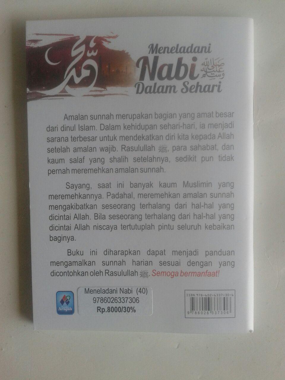 Buku Saku Meneladani Nabi Dalam Sehari cover