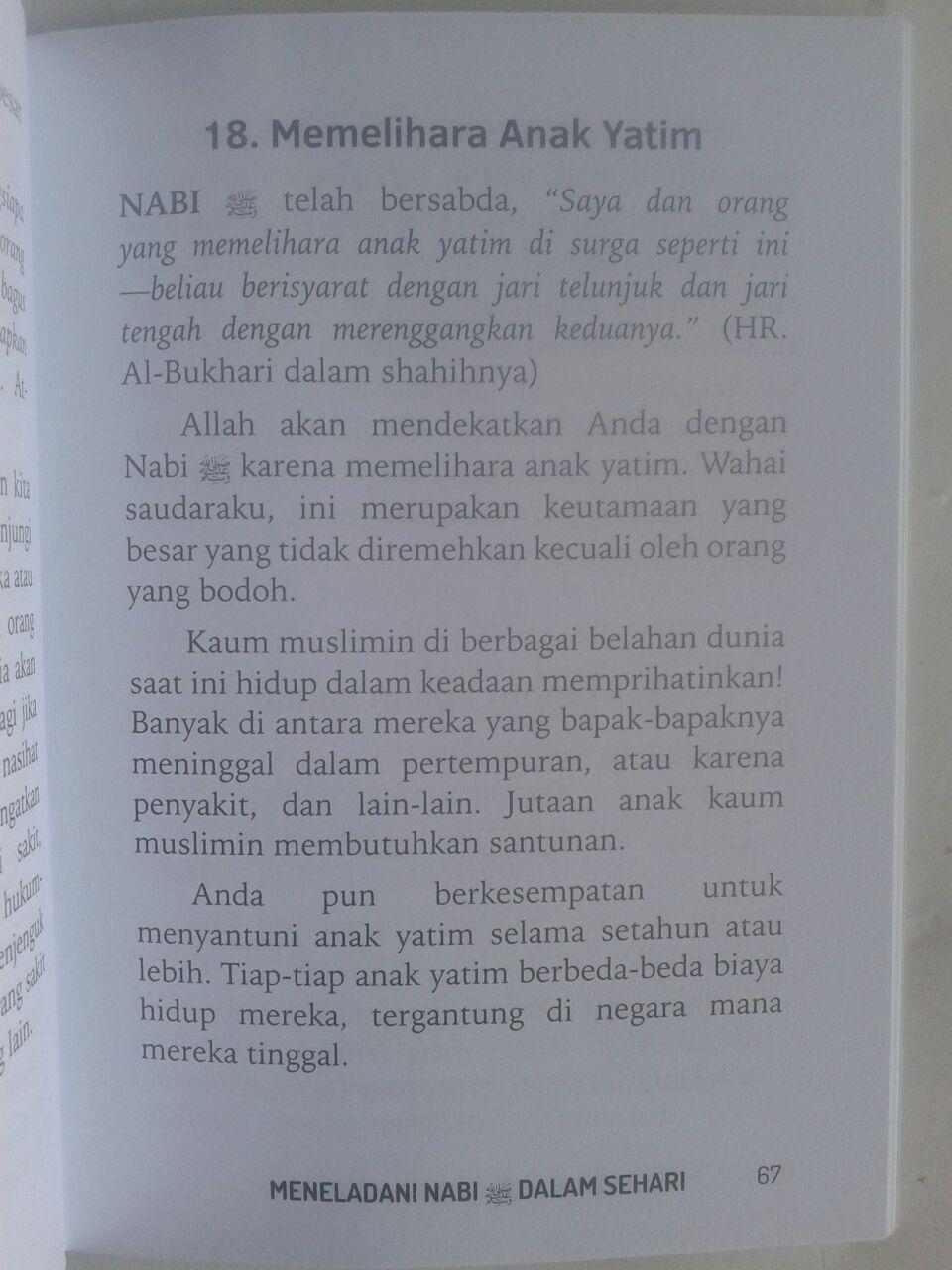 Buku Saku Meneladani Nabi Dalam Sehari isi 2