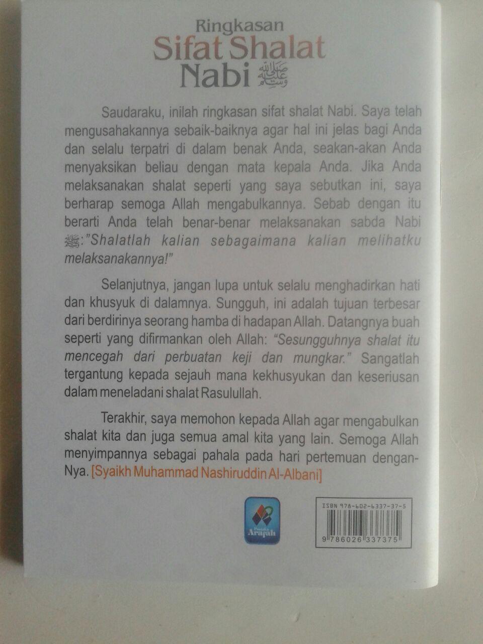 Buku Saku Ringkasan Sifat Shalat Nabi Dari Takbir Hingga Salam cover