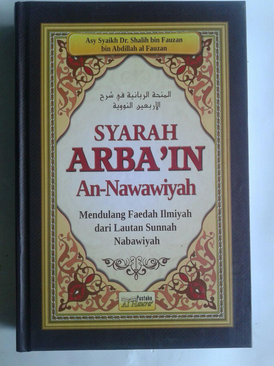 Buku Syarah Arbain An-Nawawiyah Mendulang Faedah Ilmiyah cover 2