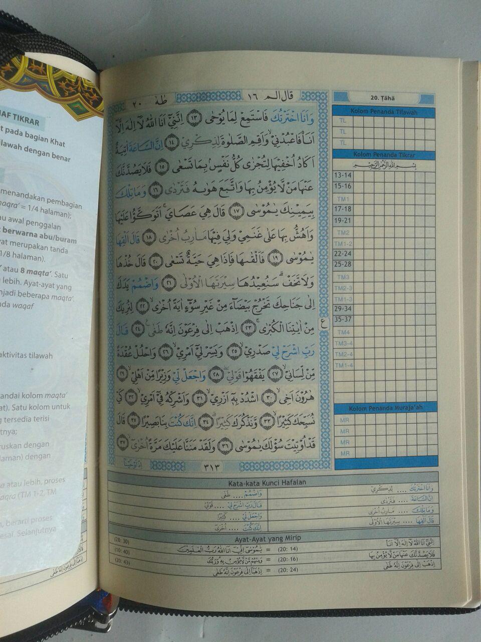 Qur'an Hafalan Tikrar Ukuran B6 Resleting isi 2