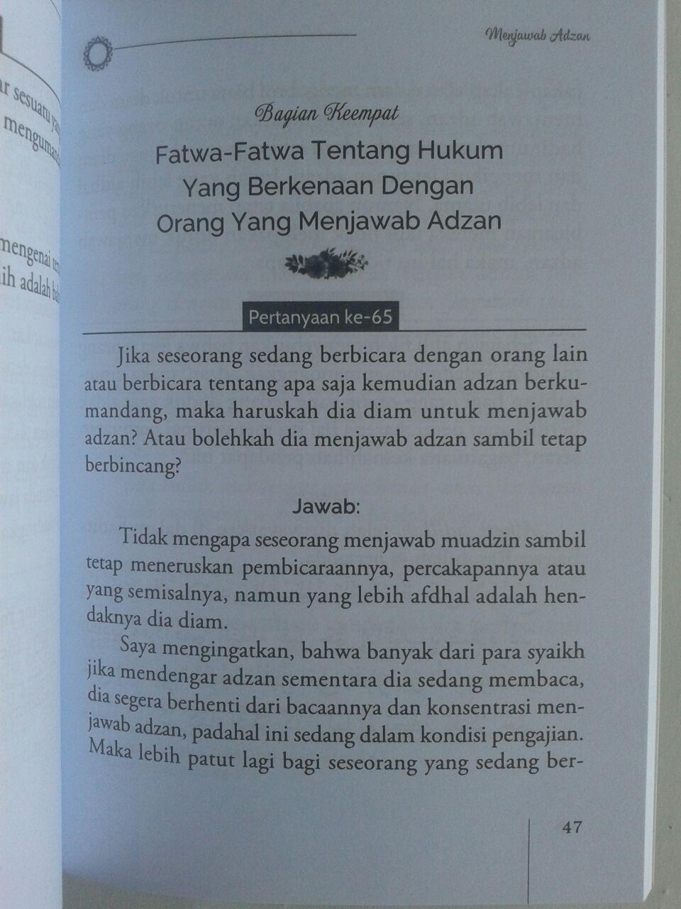 Buku 28 Kekeliruan Seputar Adzan Hukum Dan Etika Adzan isi 2