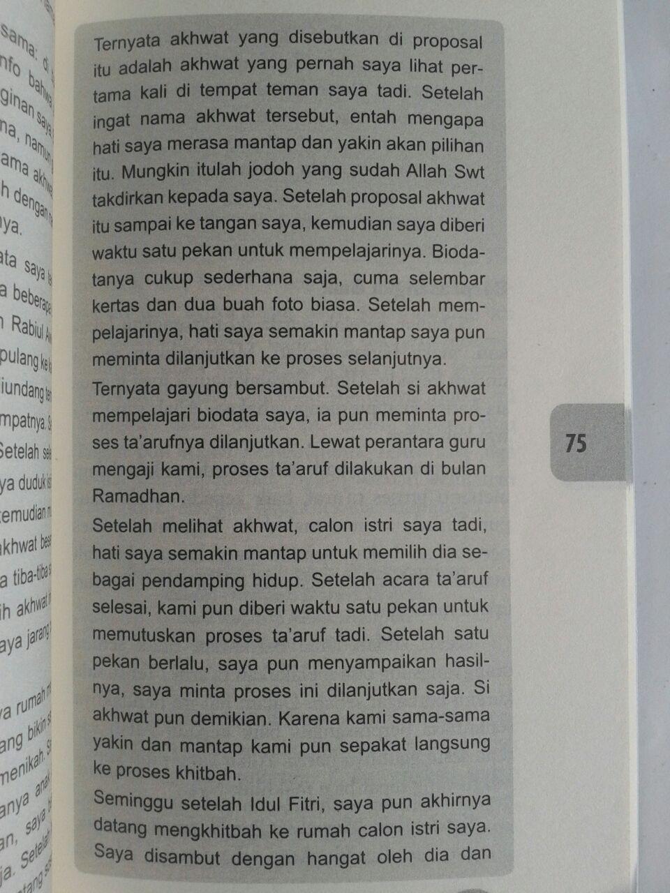 Buku Agar Taaruf Cinta Berbuah Pahala isi 3