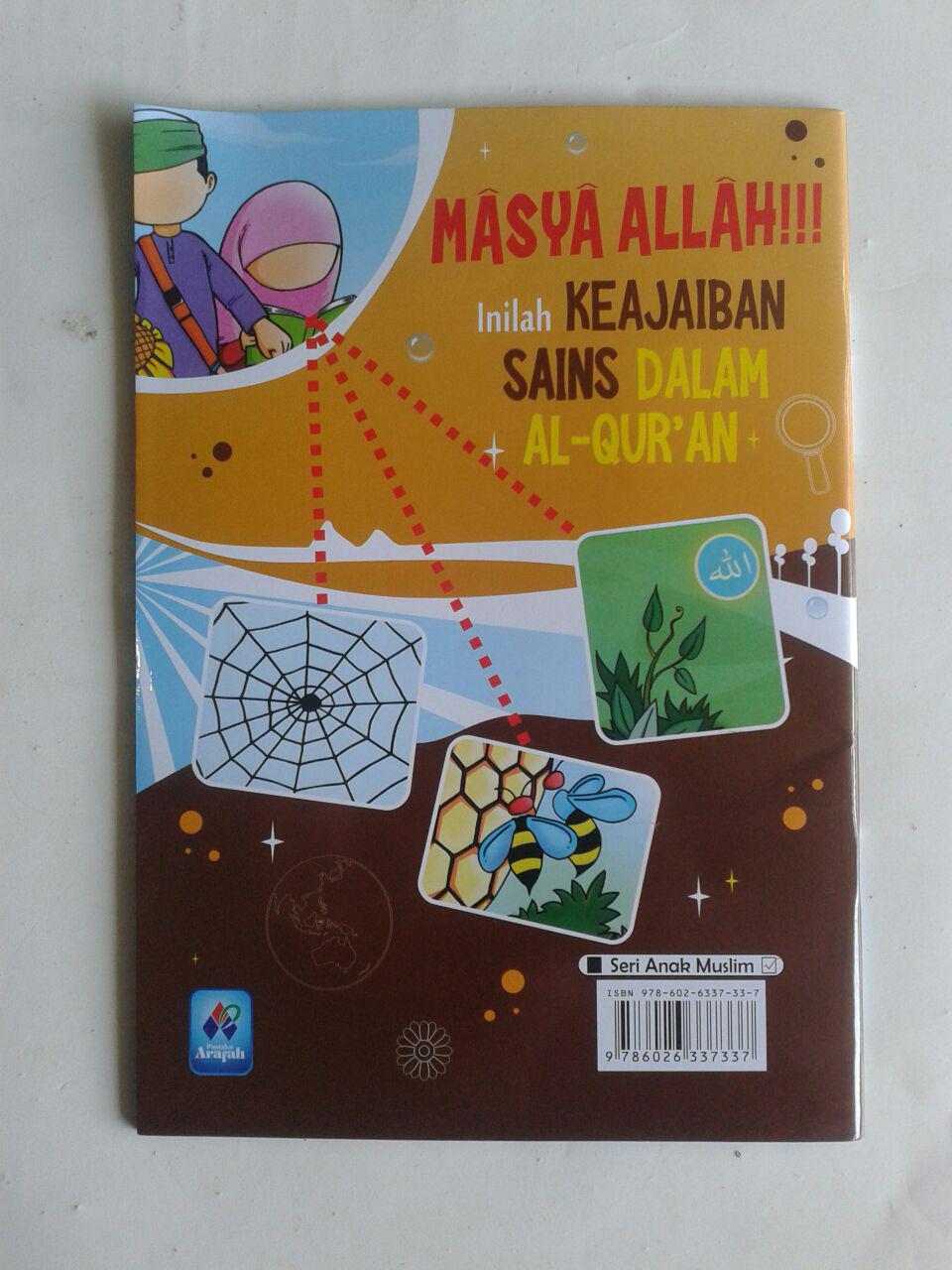 Buku Anak Masya Allah Inilah Keajaiban Sains Dalam Al-Qur'an cover