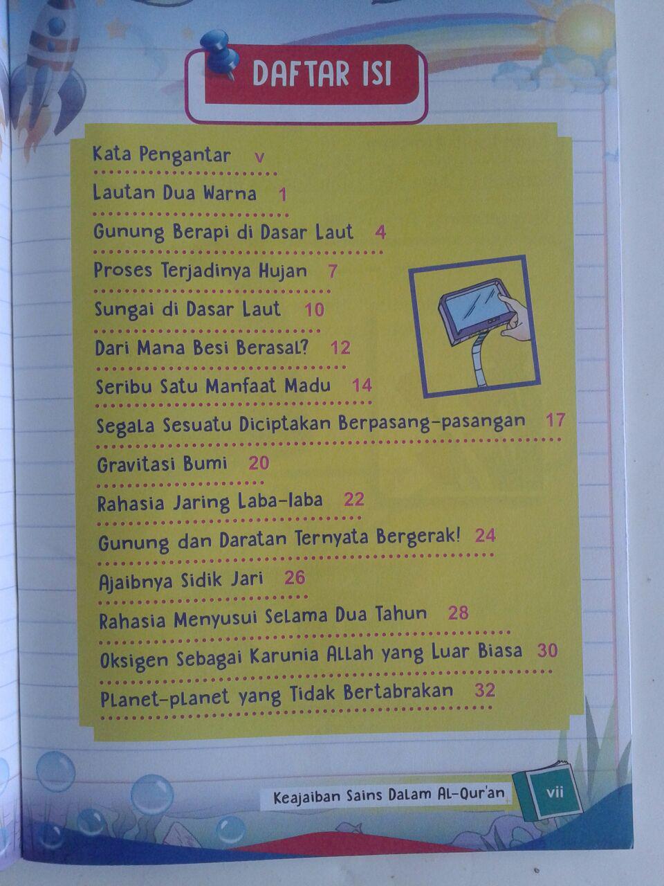 Buku Anak Masya Allah Inilah Keajaiban Sains Dalam Al-Qur'an isi 2