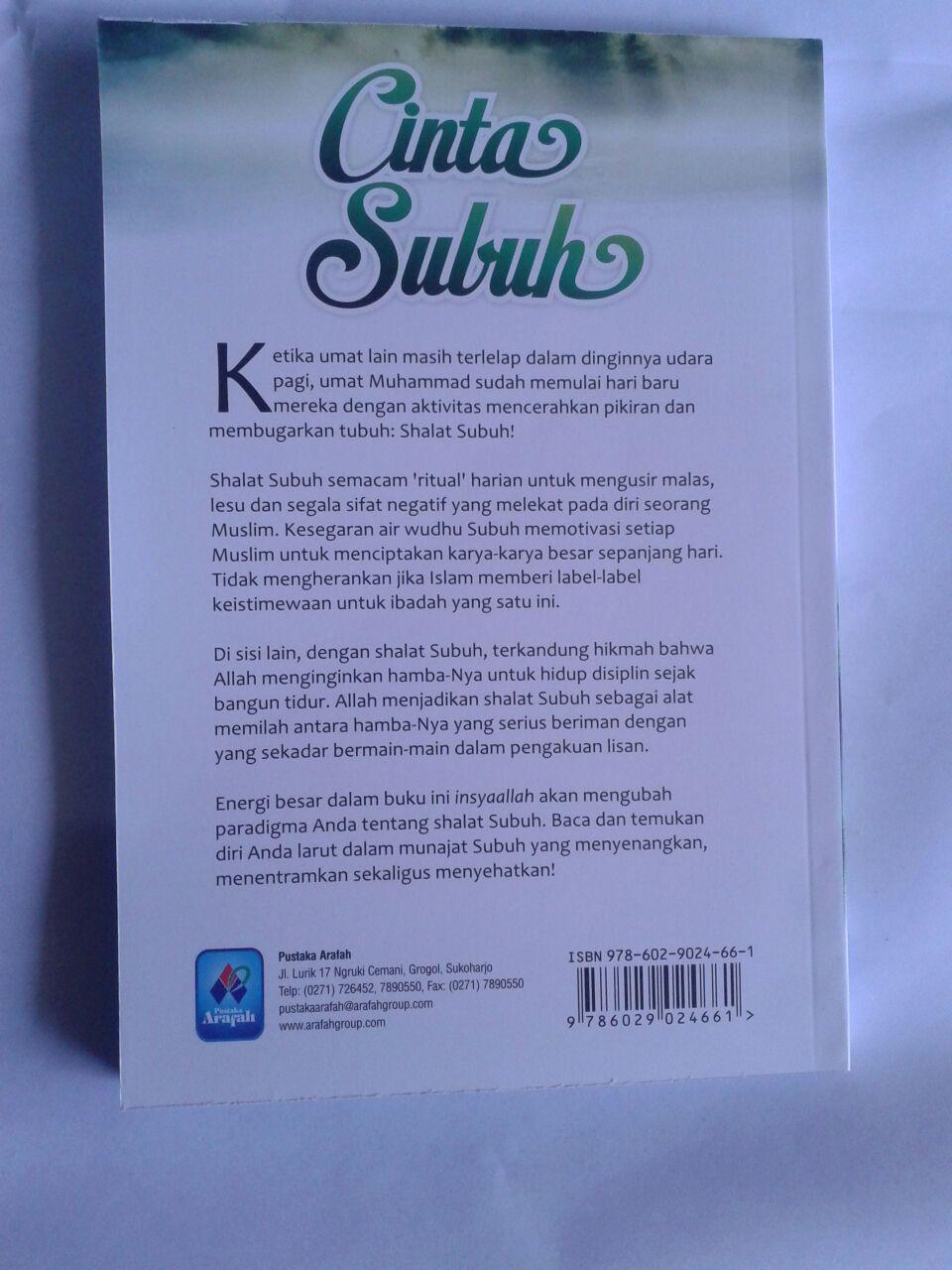 Buku Cinta Subuh Dahsyatnya Shalat Subuh Tepat Waktu cover