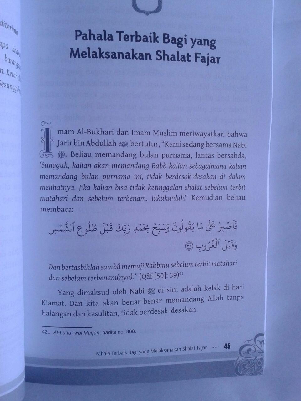 Buku Cinta Subuh Dahsyatnya Shalat Subuh Tepat Waktu isi