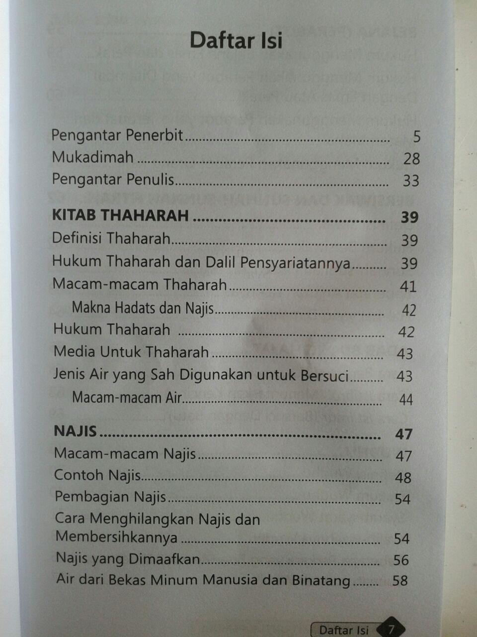 Buku Fikih Syafi'I Untuk Pemula Belajar Mudah Tingkat Dasar isi