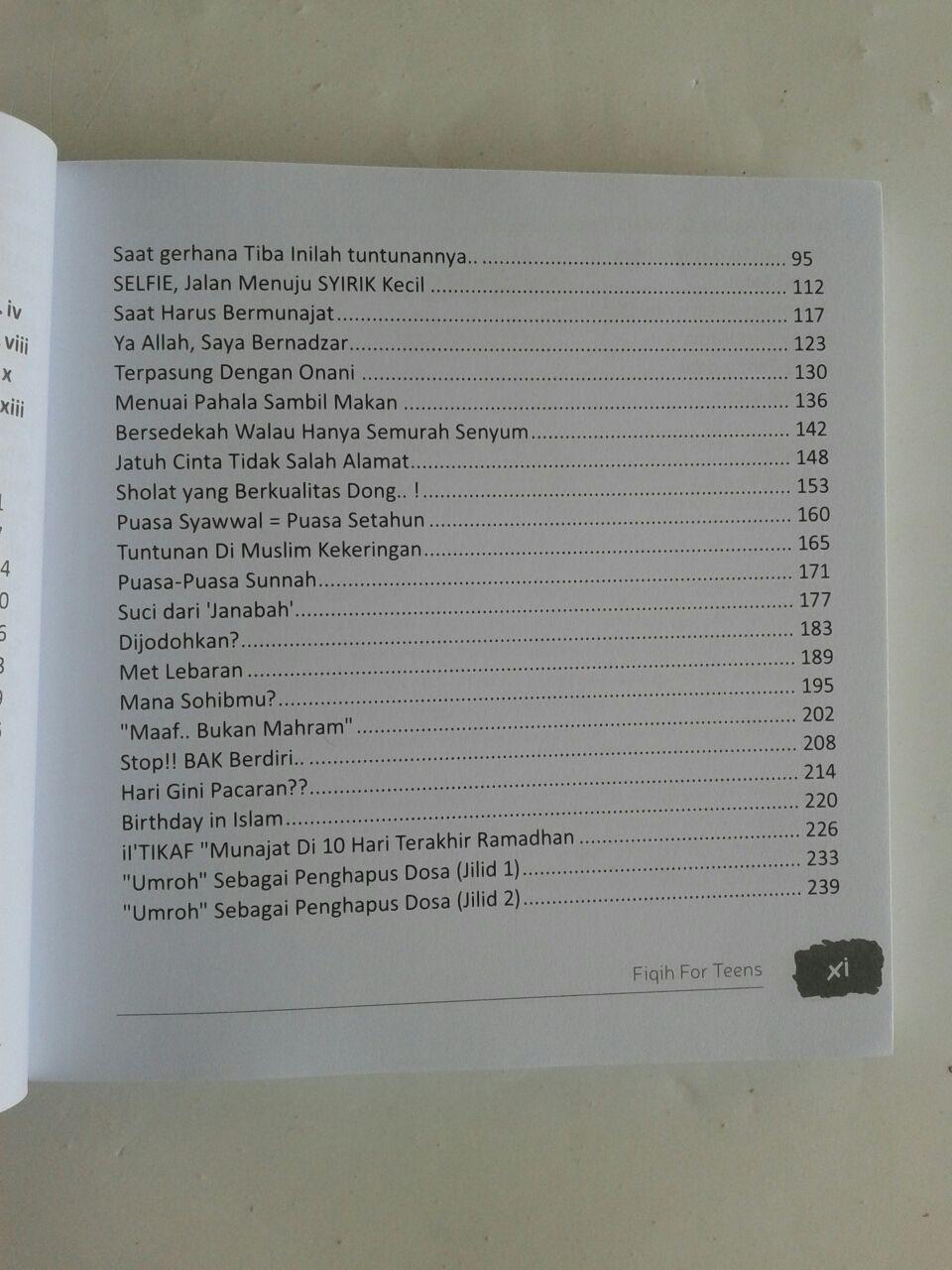 Buku Fiqih Islam For Teens Fiqih Untuk Remaja isi 2